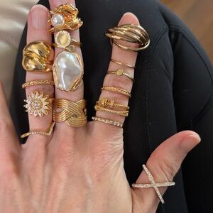 Costume Ring Lot 15 rings